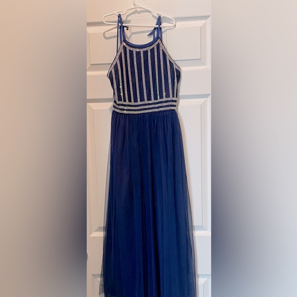 Blue Maxi dresss Tween Size 14